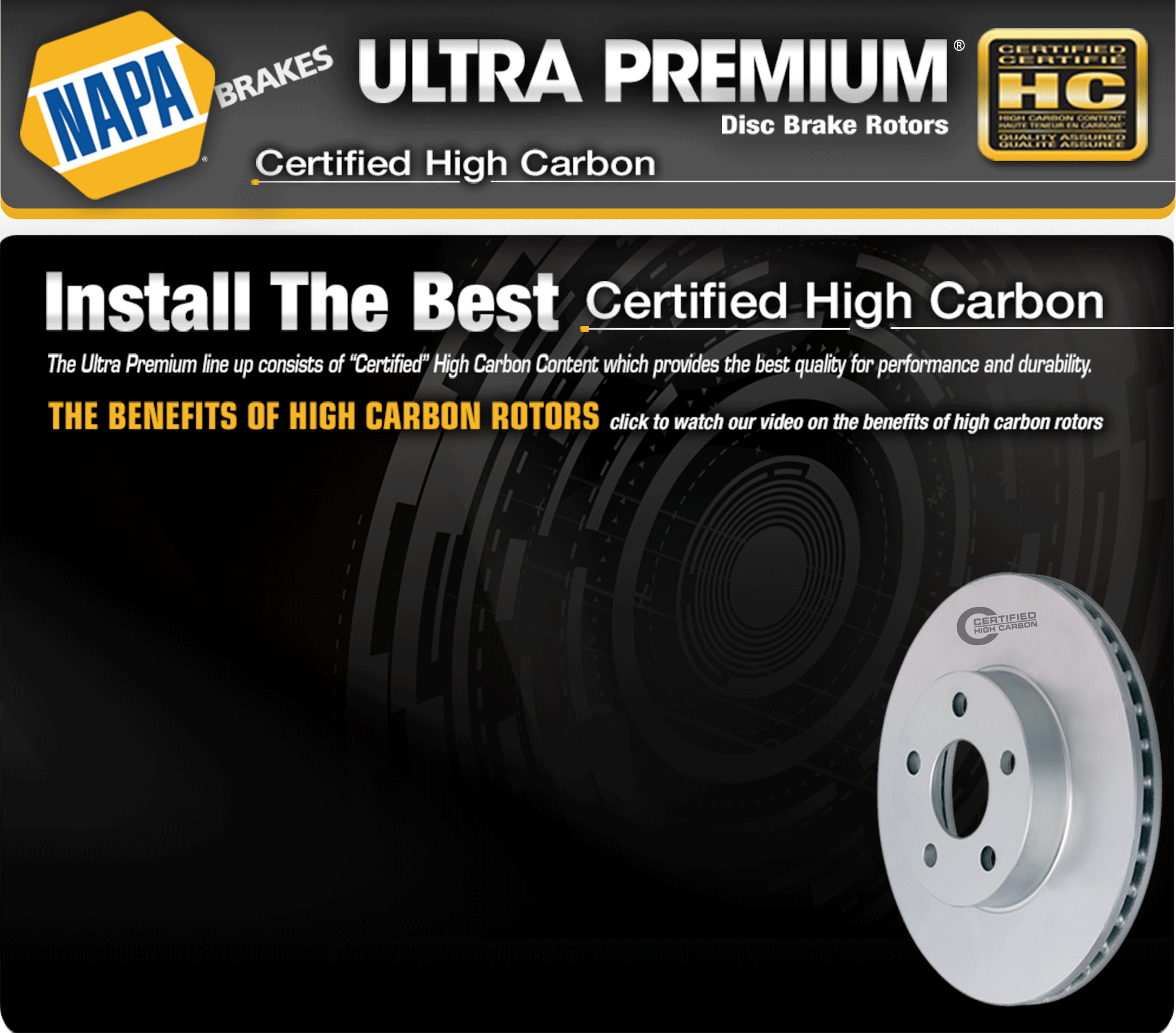 Napa High Carbon Rotors